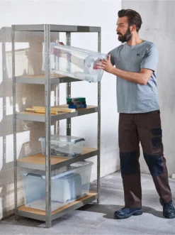 PARKSIDE Schwerlastregal Mit 5 Böden 90x180x40 Cm Steckregal Regal Kellerregal -Vidailo Verkaufe b0cfa5d65b341e5be84afd066c0c961f