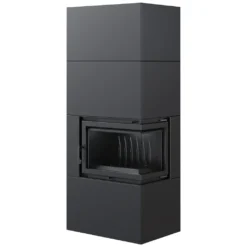 Kamineinsatz Simple Box 8 KW Ø 200 Black -Vidailo Verkaufe b408a249eab9e6e4c3f0fa5ca474f3d0