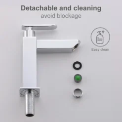 Wasserhahn Bad Kaltwasser Standventil Bad Armatur Badarmaturen Für Badzimmer Waschtischarmatur Mit Anschlussschlauch Für Badzimmer -Vidailo Verkaufe b52375f296e44fdf2bdba187f6e2b3c5