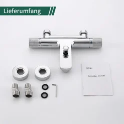 Duscharmatur Mischbatterie Dusche Armatur Thermostat 40℃ Brausethermostat Duschthermostat Chrom Thermostatarmatur -Vidailo Verkaufe b74d54a344d8787a490f68862ff3e5a3