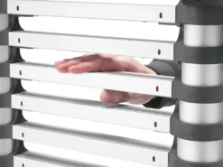 Hailo T80 FlexLine, Aluminium Sicherheits-Teleskopleiter, 13 Sprossen