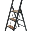 Wenko Alu-Design Klapptrittleiter 3-stufig Schwarz -Vidailo Verkaufe b7ea6ea3f078375d14ab4431f1fbe2f1
