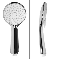 ECD Germany Regendusche Set, Rund, Weiß/Silber, Aus Edelstahl, Anti-Kalk Düsen, Duschbrause Brausekopf Regenduschkopf Einbauduschköpfe Überkopfbrause Dusche Regen Duschset -Vidailo Verkaufe b865ec99ed6efe4986cfc70388bf680f