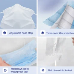 100 × 3-lagige Einwegmaske Aus Schmelzgeblasenem Stoff Für Kinder Ohrhaken Mit Hoher Elastizität Hohe Filtration Und Atmungsaktivität - Weiß 17 100 × 3-lagige Einwegmaske Aus Schmelzgeblasenem Stoff Für Kinder Ohrhaken Mit Hoher Elastizität Hohe Filtration Und Atmungsaktivität - Weiß -Vidailo Verkaufe b8b16a20b2f354fb71c9eba1e4582bb2