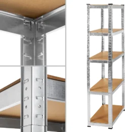 Tectake Schwerlastregal Mit 5 Böden - 150 Kg -Vidailo Verkaufe b8df5fb81c2d58f33eb1b19ccde8b5fe