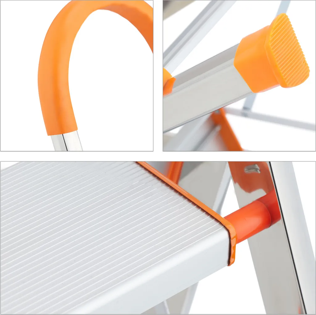 Relaxdays Klappbare Trittleiter Mit 3 Stufen 10 Relaxdays Klappbare Trittleiter Mit 3 Stufen – Bild 8