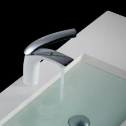 Badarmatur Weiß Waschtischarmatur Waschbeckenarmatur Wasserhahn Bad Mischbatterie Bad Armatur Einhebelmischer Für Badzimmer -Vidailo Verkaufe bab71816209a2ba73eea8b0762181322