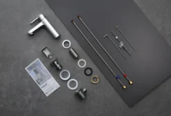 Chrom Waschtischarmatur Mit Zugstange, Wasserhahn Bad Mit Ablaufgarnitur Waschbecken, Mischbatterie Waschbecken -Vidailo Verkaufe bace08a9c2c50b75ce295fdae0fc293b