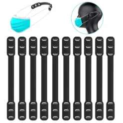 10 Stücke Maskenhalter Maskenhalterung Hinterkopf Maske Ohrhaken Masken Verlängerung Silikon Zum Verlängern Von Masken,Schmerzen Erleichtert Für Erwachsene Und Kinder