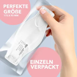 Björn&Schiller FFP2 Masken Einzeln Verpackt, 20 Stück, Germany, Atemschutzmaske Weiß 3-lagig CE 2233 , Schutzmasken Medizinisch, Atmungsaktive Einwegmaske, Mundschutz & Nasenschutz -Vidailo Verkaufe bbd753b973388538491637ca3835a8e6