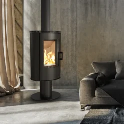 Kaminofen Aus Stahl Säulenfuß AB Ø 150 8 KW