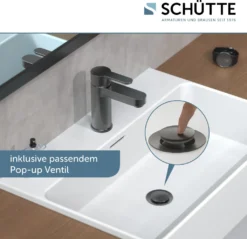 SCHÜTTE Waschtischarmatur ELEPHANT Mit Ablaufgarnitur, Wasserhahn Bad Mit Pop Up, Graphit Matt 13 SCHÜTTE Waschtischarmatur ELEPHANT Mit Ablaufgarnitur, Wasserhahn Bad Mit Pop Up, Graphit Matt -Vidailo Verkaufe bc947c3945a93d52bddd0048480f6b24