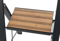 Wenko Alu-Design Klapptrittleiter 3-stufig Schwarz -Vidailo Verkaufe bc9721130b405a7715b245407d366044