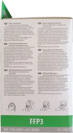 10x Profi Atemschutz FFP3 Schutz Maske Mit Ventil - Wiederverwendbar - 99% Filterung - Hergestellt In Der EU -Vidailo Verkaufe bce3ef5d29ea6d942ae1d4a69beb49d6