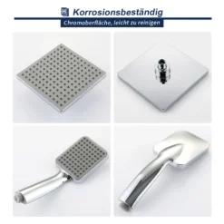 Duschsystem Mit Thermostat Regendusche Duschset Inkl. Duschkopf Handbrause Und Duschstange Duschsäule Für Dusche Duscharmatur 17 Duschsystem Mit Thermostat Regendusche Duschset Inkl. Duschkopf Handbrause Und Duschstange Duschsäule Für Dusche Duscharmatur -Vidailo Verkaufe bd58c3a3c0dff83c1d92feb201fb5a0a