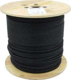 Solarleitung H1Z2Z2-K 6 Mm² 50 M Solarkabel, Erdverlegbare, Einzelleitung, , Halogenfrei, Photovoltaik Doppelt Isoliert Schwarz