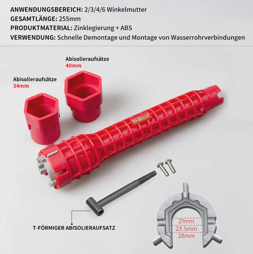 8 In 1 Spülenschlüssel Armaturenschlüssel Multifunktion Rohrschlüssel Wasserhahn Schlüssel Wasserhahn Rohrzange Werkzeug Rohrzange Spülenschlüssel Für Waschbecken 7 8 In 1 Spülenschlüssel Armaturenschlüssel Multifunktion Rohrschlüssel Wasserhahn Schlüssel Wasserhahn Rohrzange Werkzeug Rohrzange Spülenschlüssel Für Waschbecken – Bild 5
