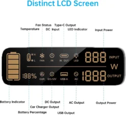 OUKITEL P501E 500W (1000W Peak) Stromerzeuger Power Station 505WH Tragbare Stromgenerator Solargenerator Mobiler Stromspeicher Power Station Für Notstrom Camping Emergecy Zu Hause -Vidailo Verkaufe bdaeb51d90b21fd84186caf68b23f196