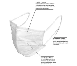 100 Stk. Mundschutz Einweg Gesichtsmaske 3-lagig -Vidailo Verkaufe be6d09e1bec4a56149a5ff5233b2c335