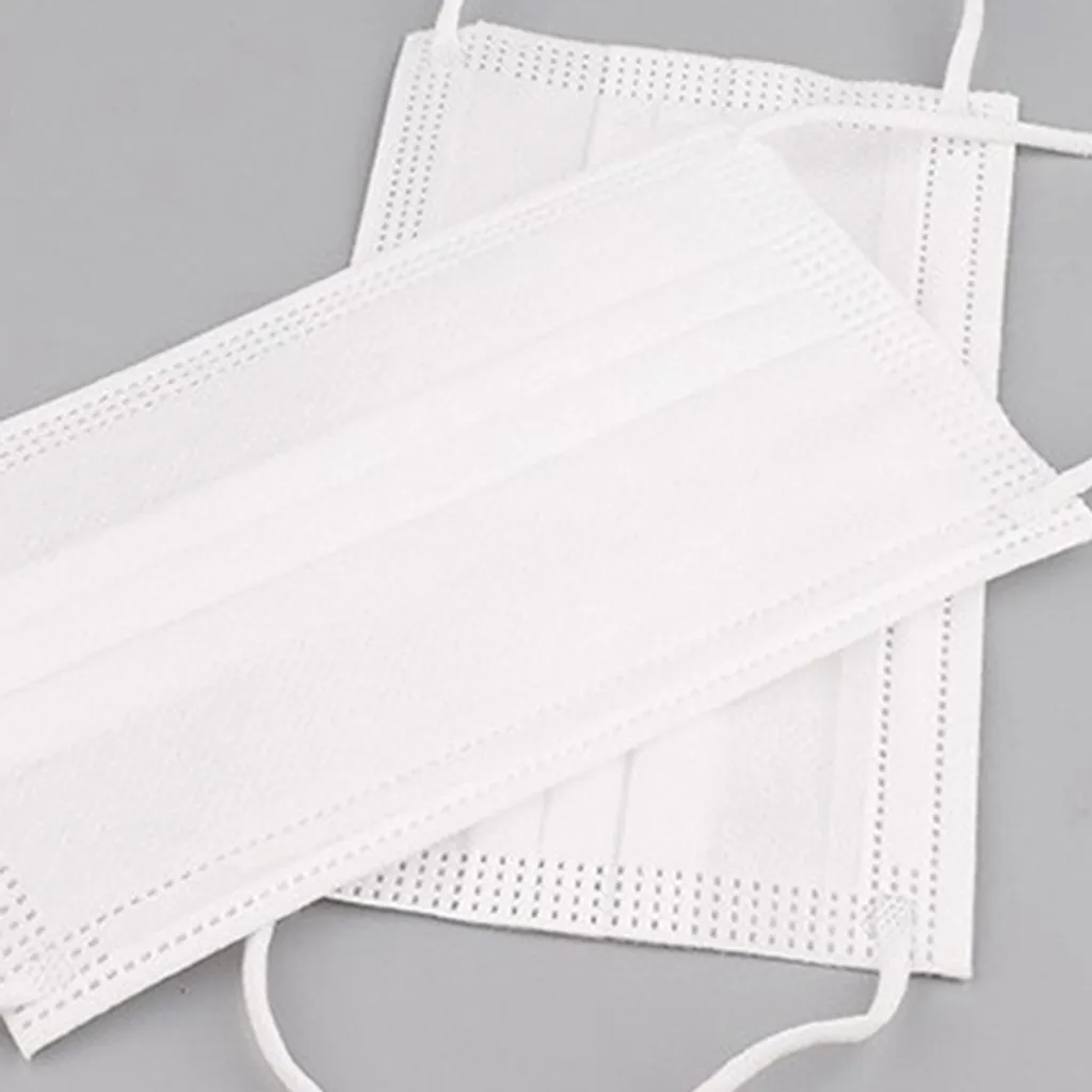 100 × 3-lagige Einwegmaske Aus Schmelzgeblasenem Stoff Für Kinder Ohrhaken Mit Hoher Elastizität Hohe Filtration Und Atmungsaktivität - Weiß 13 100 × 3-lagige Einwegmaske Aus Schmelzgeblasenem Stoff Für Kinder Ohrhaken Mit Hoher Elastizität Hohe Filtration Und Atmungsaktivität - Weiß – Bild 11