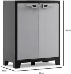 Keter Low Storage Schrank, Titan, Kunststoff, 2 Regale -Vidailo Verkaufe c1aabf606cf75ebae1913a39395047dd