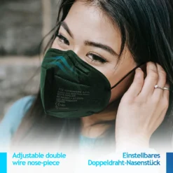 Virshields® FFP2 Mundschutz Maske - 20 Stück, PFE 94%, EN 149:2001+A1:2009, 5 Lagen, Filtrierend, EU, Dunkelgrün, Mit Ohrschlaufen - Halbmaske, Atemschutzmaske, Schutzmaske, Staubschutzmaske 17 Virshields® FFP2 Mundschutz Maske - 20 Stück, PFE 94%, EN 149:2001+A1:2009, 5 Lagen, Filtrierend, EU, Dunkelgrün, Mit Ohrschlaufen - Halbmaske, Atemschutzmaske, Schutzmaske, Staubschutzmaske -Vidailo Verkaufe c2e1950ab8e0a87bd4db9951ee5de9f2
