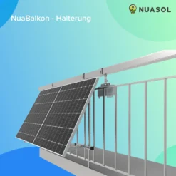 NuaSol -NuaFix Balkongelände Halterung Eckig Für 2 Solarmodule Aus Edelstahl -Vidailo Verkaufe c3473cfdeb30d201be8e5f9063cb278d