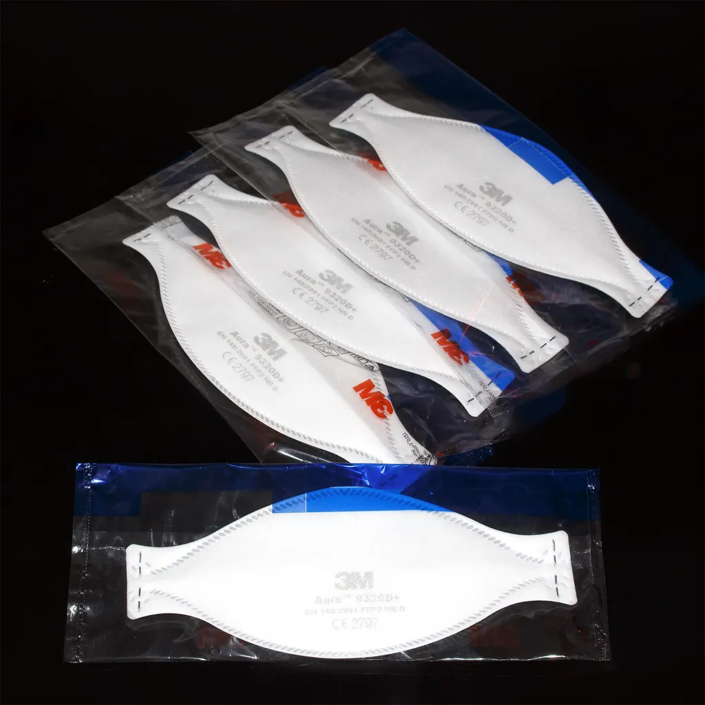 3M FFP2 Atemschutzmaske Aura 9320D+ 5 Stück 3 3M FFP2 Atemschutzmaske Aura 9320D+ 5 Stück