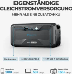BLUETTI Erweiterbare Tragbare Powerstation AC300/3PV200 Solarmodule Mit B300 Erweiterungsbatterie, 3072Wh LiFePO4 Batterie Backup Mit 6 3000W AC Steckdosen (6000W Spitzen), Solargenerator Für Vanlife -Vidailo Verkaufe c501db4524119d00e0107ef42684ca25 1