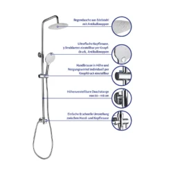Marwell Duschsystem Bayala Round - Duschstange Inkl. Duschkopf Und Duschbrause 17 Marwell Duschsystem Bayala Round - Duschstange Inkl. Duschkopf Und Duschbrause -Vidailo Verkaufe c5182d63944913f1485fd39801d57635