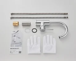 Chrom Badarmatur Waschtischarmatur Wasserhahn Bad 360° Waschbecken Armaturen Einhebelmischer Mischbatterie -Vidailo Verkaufe c5312ae76cb084c38d4ada142daa27a4