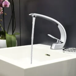 AURALUM Wasserhahn Bad Gebogener Wasserhahn Chrom Wasserhahn Galvanisieren Von 3 Schichten -Vidailo Verkaufe c710a9a94f1436a0ebc073c502e170b1