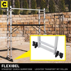 Aluminium Multigerüst Multifunktionsleiter Gerüst Stehleiter Bockleiter Leiter (1.68 Meter 6 Sprossen) -Vidailo Verkaufe c736049188f54e9d723e2e5c3a622f90