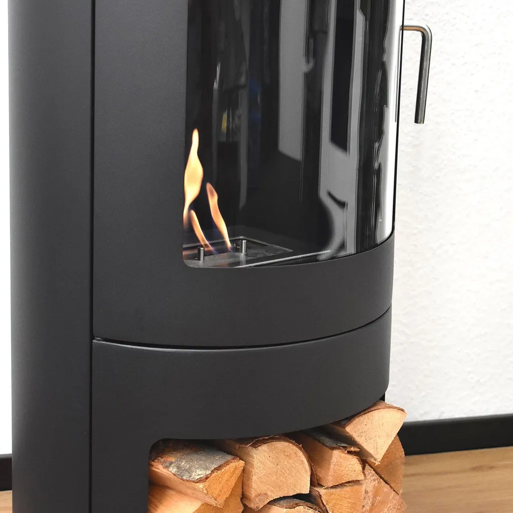 GLOW FIRE Ethanol Kamin 'Bergen' | Ethanolofen In Schwarz Mit 6 Std. Brenndauer Und 2 KW Heizleistung | HxD: 112,5x45 Cm 13 GLOW FIRE Ethanol Kamin 'Bergen' | Ethanolofen In Schwarz Mit 6 Std. Brenndauer Und 2 KW Heizleistung | HxD: 112,5x45 Cm – Bild 11