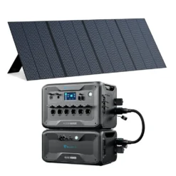 BLUETTI Solarspeicher AC300 & B300 Zusatzbatterie, Mit PV350 Solarmodulen, 3072Wh Stromerzeuger Mit 6 3000W AC Ausgängen(6000W Peak), LiFePO4 Batterie-Backup Für Den Heimgebrauch, Stromausfall