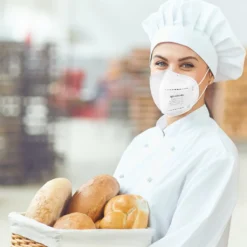 FFP2 Masken 10 Stück NR Einzeln Verpackt, Atemschutzmaske Weiss Ohne Ventil, 2x Kopfband-Verlängerung Und 10x Nasenpolster 4-lagig CE 1008 , Mund- & Nasenschutz, Schutzmasken + Halterung -Vidailo Verkaufe c9372244dac0fade7c20dbdbedebe608