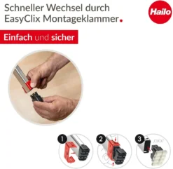 Hailo Leiter-Wechselfuß-Set EasyClix Living Größe L 9947-001 -Vidailo Verkaufe c9b91322b02d25d733addec89dfbd703
