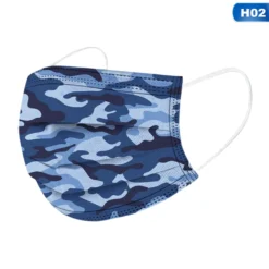 90 Stück 3-lagig Tarnung Gesichtsmaske Mundschutz Einwegmaske Mund-Nasen Masken Unisex -Vidailo Verkaufe ca1834a3dfb03517b2ac60b482b483b9