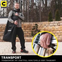 Craftfull ALU LEITER - Teleskopleiter CF-102A - Klappleiter - Stehleiter - Multi Mehrzweckleiter - (2 X 2.5 Meter (Total 5 Meter) -Vidailo Verkaufe cbc262703e8d9b61d0bcaac1cbb2b382