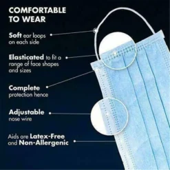 100st X Mundschutz 3 Lagig ,Einweg Atemschutz Maske CE Hygieneschutz Gesichtsmaske Ab 12. Juni -Vidailo Verkaufe ccf32917c78b1a5d0716371c831f0a16