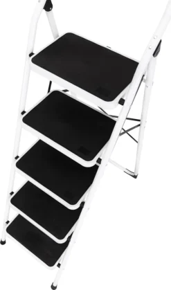 Craftfull Klapptritt CF-132A, Aluminium-Trittleiter 5 Stufen Klappbar -Vidailo Verkaufe ce866573b1195a778c60dcf65975a732