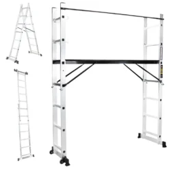 Aluminium Leitergerüst CF-103A - Multigerüst - Multifunktionsleiter - Gerüst - Stehleiter - Bockleiter - Leiter - (1.95 Meter 7 Sprossen) 20 Aluminium Leitergerüst CF-103A - Multigerüst - Multifunktionsleiter - Gerüst - Stehleiter - Bockleiter - Leiter - (1.95 Meter 7 Sprossen) -Vidailo Verkaufe cecf44234b153fa580c922cb8caebdd3