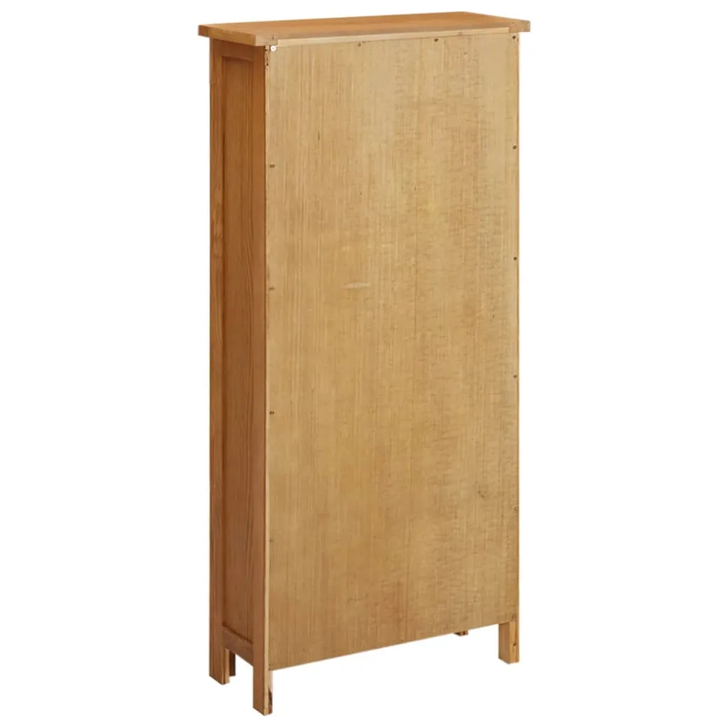 VidaXL Schrank 50x22x110 Cm Massivholz Eiche 7 VidaXL Schrank 50x22x110 Cm Massivholz Eiche – Bild 5