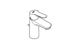 Grohe Einhand-Waschtischbatterie BAUEDGE DN 15 Zugstangen-Ablaufgarnitur 1 1/4" Chrom -Vidailo Verkaufe d1db5d5fb3f23523cd4ad7e4de8ee151