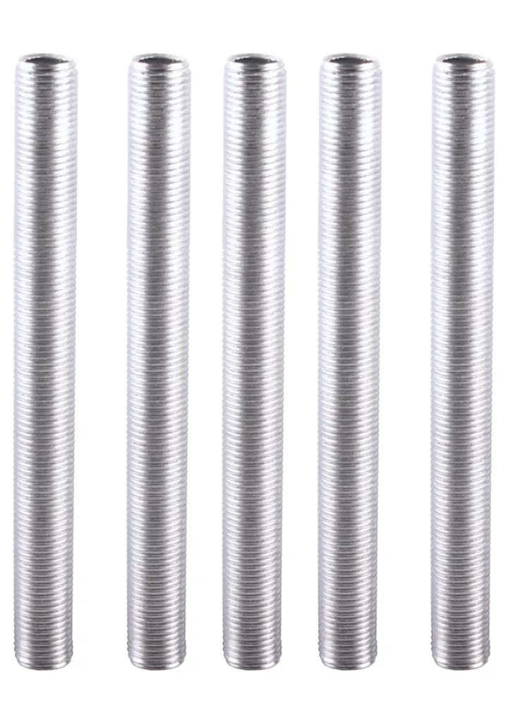 5x M10 Gewinderöhrchen Gewinderohr Gewinde Rohr 10cm 100mm Für Porzellanfassung 4 5x M10 Gewinderöhrchen Gewinderohr Gewinde Rohr 10cm 100mm Für Porzellanfassung – Bild 2