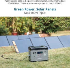 OUKITEL P2001E 2000W (4000W Peak) Stromerzeuger Power Station 2000Wh Solargenerator 625000mAh Mobiler Stromspeicher Power Station, Sicheres LiFePO4-Batterie PD100W QC3.0 Solar Generator Für Notstrom Camping Wohnmobile Zu Hause -Vidailo Verkaufe d229df9557cfa9ccd79fd0afba0958ae