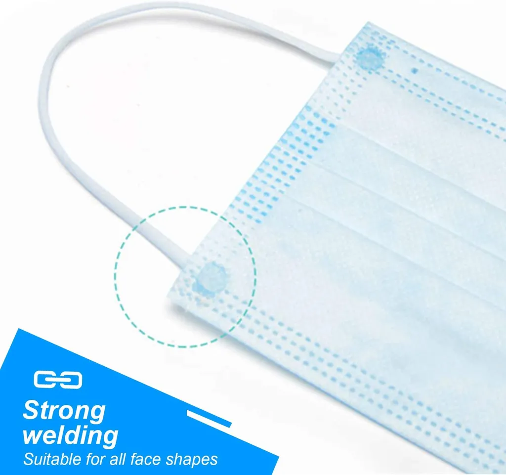 50 Stück Mundschutzmasken OP Masken 3-lagig Mundschutz Gesichtsmaske Einwegmaske Mund Und Nasenschutz,Gesundheits- Und Schönheitspflege, Unisex Anti Pollution Fabric-Spot Goo 4 50 Stück Mundschutzmasken OP Masken 3-lagig Mundschutz Gesichtsmaske Einwegmaske Mund Und Nasenschutz,Gesundheits- Und Schönheitspflege, Unisex Anti Pollution Fabric-Spot Goo – Bild 2