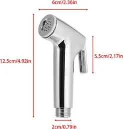 2 Stück Edelstahl Bidet Toilettensprüher, Hand Bidet Sprayer, Bidet Handbrause,Duschkopf Bidet Armaturen Für Haustierbad /Körperpflege/WC 15 2 Stück Edelstahl Bidet Toilettensprüher, Hand Bidet Sprayer, Bidet Handbrause,Duschkopf Bidet Armaturen Für Haustierbad /Körperpflege/WC -Vidailo Verkaufe d26c0e61ad16536feeab0adba4f63b62