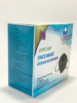 DE+Fachhändler+CE 0598+Blitzversand+10 Stück 5-lagige Schwarze Atemschutzmasken FFP2 Mundschutz, Schutzmaske, Einwegmasken Von Eqomed® -Vidailo Verkaufe d27cdca5b084010f068c4dab7ee37f57