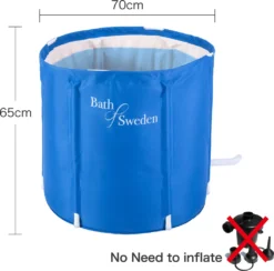 Schwänlein Mobile Faltbare Badewanne 70x65cm Blau Mit Kissen -Vidailo Verkaufe d472584f1eb742319651464c84336c6b